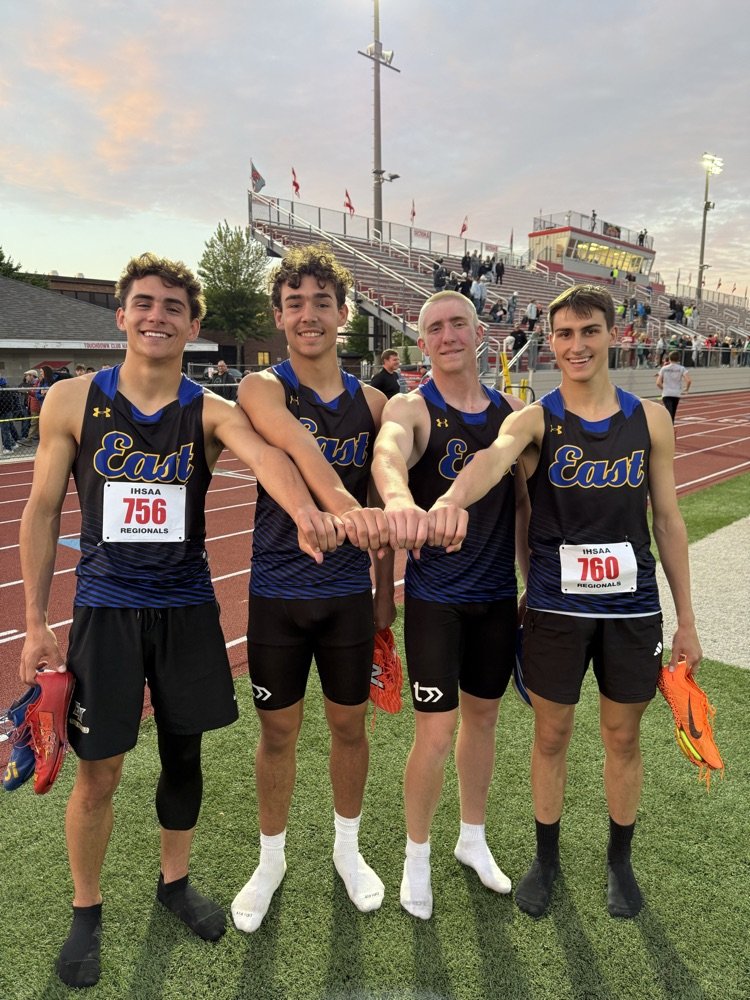 4x400 Relay breaks SCHOOL RECORD in final race of their run together! Congratulations to Ryker Quake and Gavin Sowles on incredible careers &amp; great seasons to Alex Scott &amp; Alex Phillips! This group is ALL TIME great!
