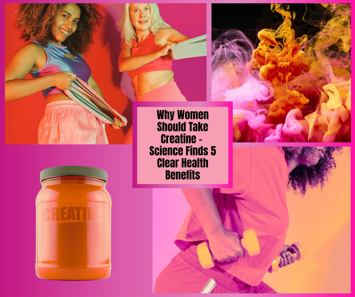 💪 Creatine Isn’t Just for Bodybuilders — It Could Be a Game-Changer for #WomensHealth 💡✨

A major new review has revealed 5 surprising benefits of #creatine for women —&amp; it’s far beyond the gym. 🔗 tinyurl.com/5h856csz 
⁠
#wellnesstv4u #creatine #womenshealth #menatlhealth