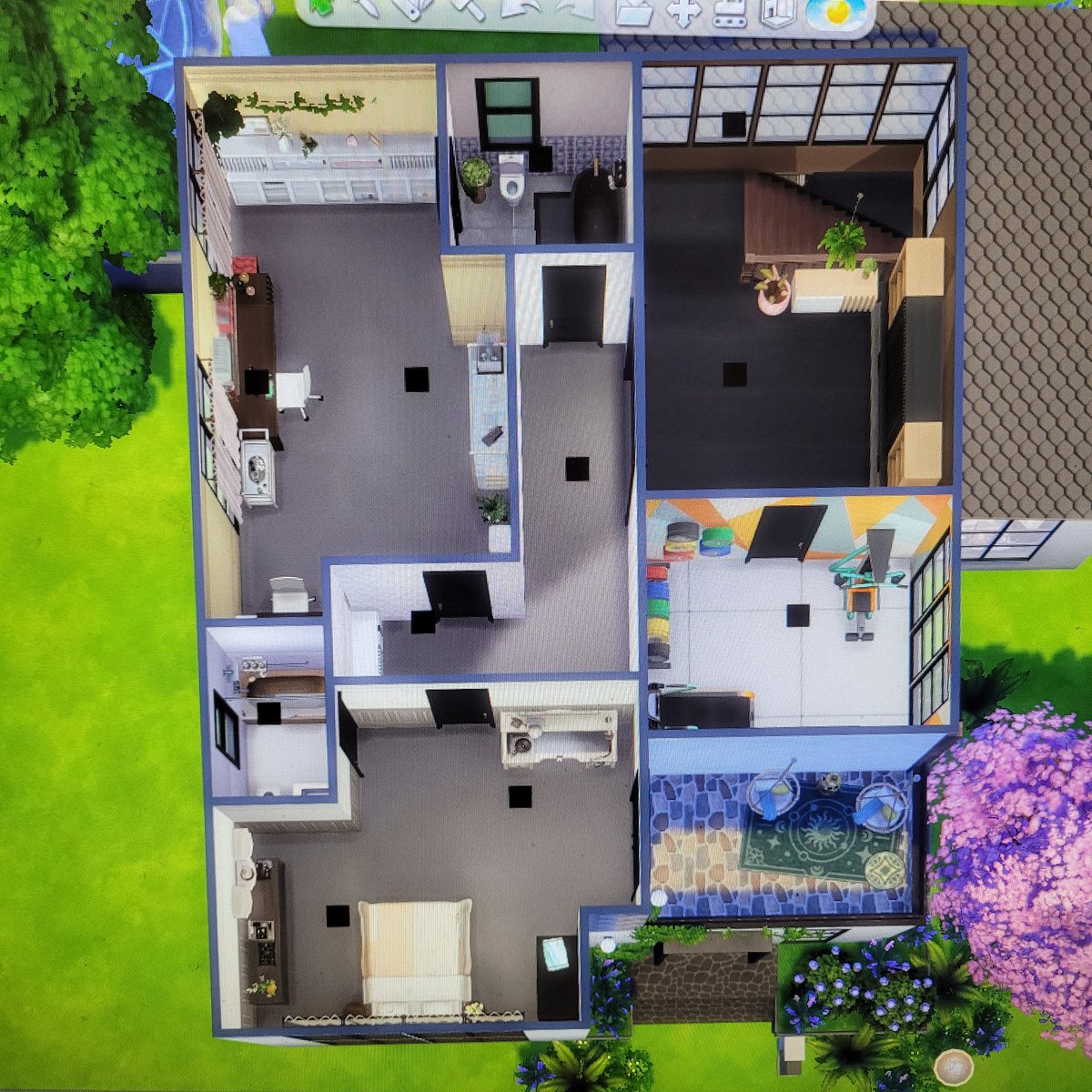 wickedqween's tweet photo. The First part of my 2nd house build and furnished  ... 🥰 https://t.co/sxPnN8MeHN