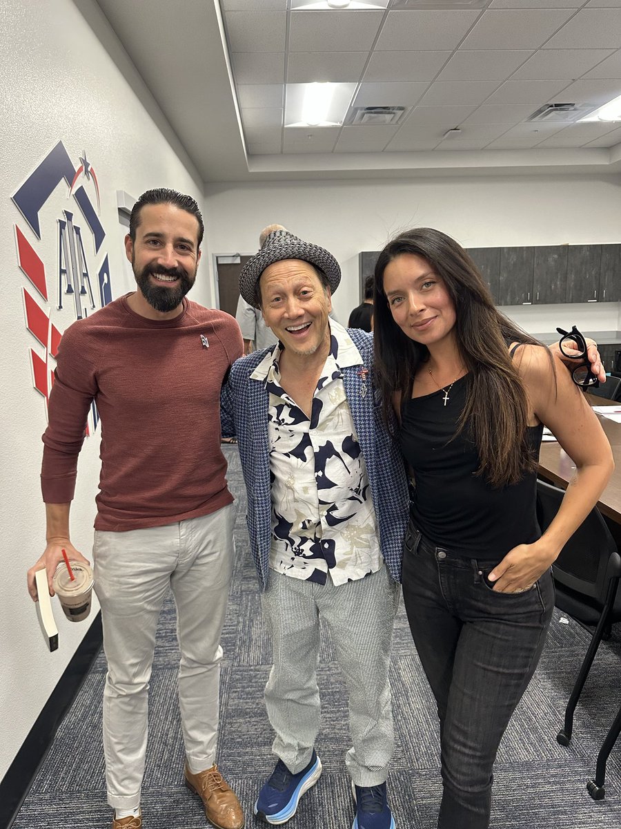 Rob Schneider (@robschneider) on Twitter photo The AMAZING <a href="/ChefGruel/">Chef Andrew Gruel</a> and his lovely wife were kind enough to fly to Arizona today to help educate Parents, kids and School Board members on Healthy Foods for Lunch programs for OUR KIDS!
Thank YOU Andrew! The AMAZING <a href="/ChefGruel/">Chef Andrew Gruel</a> and his lovely wife were kind enough to fly to Arizona today to help educate Parents, kids and School Board members on Healthy Foods for Lunch programs for OUR KIDS!
Thank YOU Andrew!