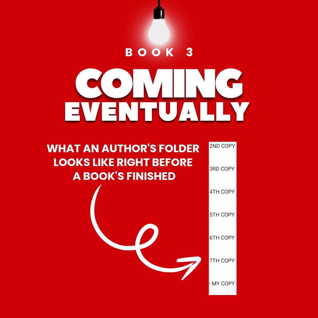 True story. Can I get an amen? #authorscommunity