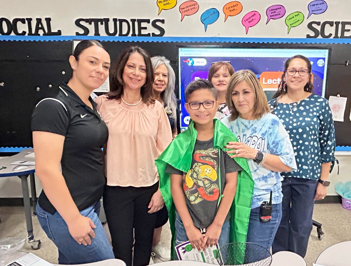 Amazing work, Adam! This 4th grader earned the top spot for iStation growth across the Hanks feeder area. We're incredibly proud of his dedication and progress! Another reason why…#WeAreTheHills 🛡️⬆️🖤🤍❤️