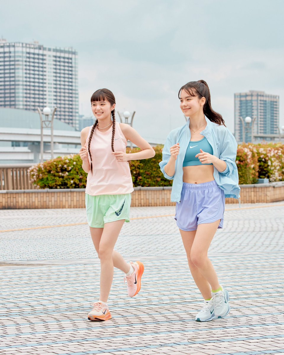 ／
原田都愛『ELLEgirl UNI』
「NIKE」企画に登場！
＼

今回はランニング初心者の都愛がELLEgirl UNIの池田希安菜さんにランニングを教わりながら楽しく撮影しました♪
紹介した商品は、「ナイキ」史上最もクッショニングに優れた新作ランニングシューズ “ナイキ ボメロ 18”