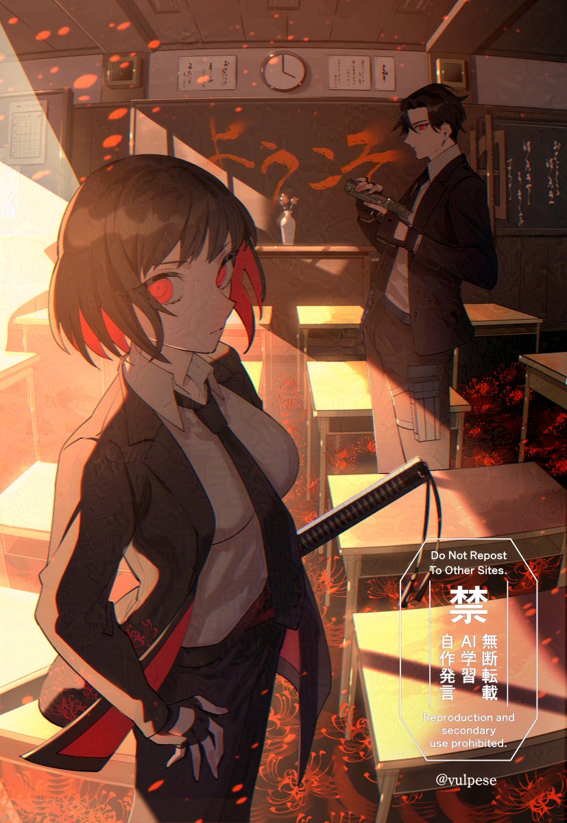 「普段はこういうイラストを描いています I usually draw illust」|くゆのイラスト