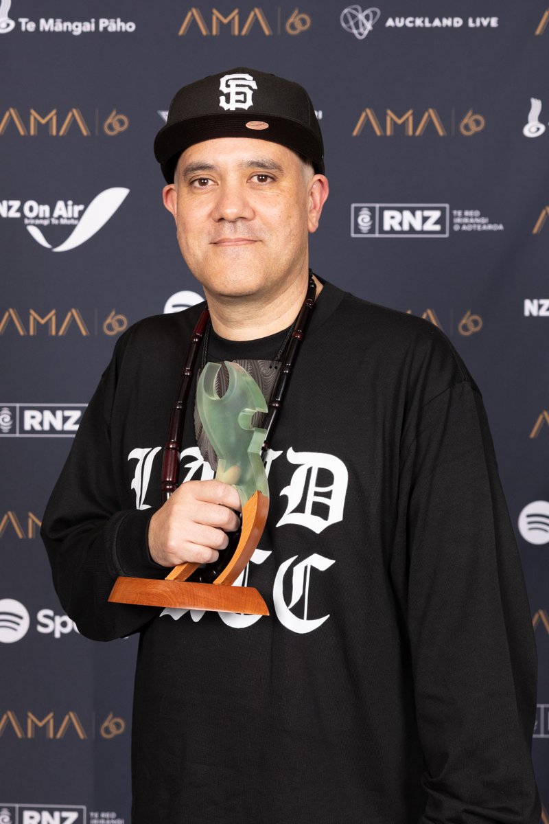 Last night MOKOTRON was awarded Te Manu Taki Tāhiko o te Tau | Best Electronic Artist at the 2025 Aotearoa Music Awards. We couldn’t be prouder of what Tiopira has achieved with WAEREA and it's an absolute privilege to work with him!