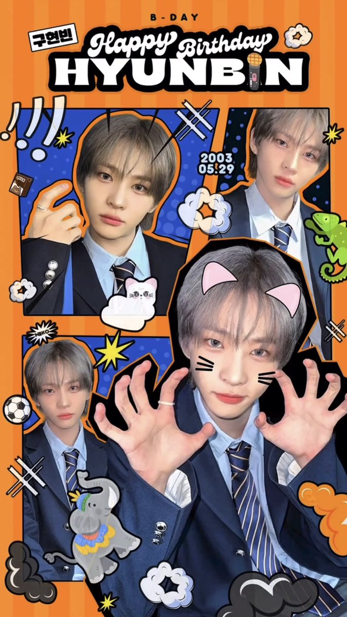 🧡 เป็นครั้งแรกเลยที่ได้ทำโปรเจคป้ายวันเกิดที่เกาหลีแบบนี้
สู่ความเป็นติ่งอีกระดับนึงเลยนะเนี้ย 🤭
ดีใจนะที่ได้ร่วมทำโปรเจคนี้ขึ้นมา ขอบคุณที่มาชักชวนกันค่ะ
😻 ฮยอนบินได้เห็นโปรเจคนี้แล้วแหละ มาบอกขอบคุณผ่านทาง 🫧
ฮยอนบินต้องแวะไปให้นะ

#HAPPY_HYUNBIN_DAY ค่ะ 🎂