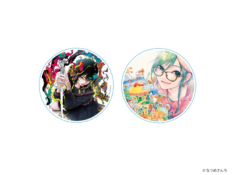 なつめさんち 原画展 缶バッジ なつめさんち 缶バッジB 「げんバッジ」|書店様向けサイト