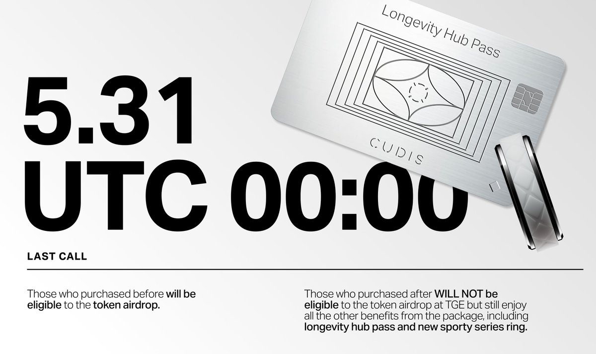 IMPORTANT UPDATE: Pioneer Package Airdrop Eligibility

Thanks to the amazing support from our global community via couple AMAs, we’ve decided to EXTEND the Pioneer Package sale BEYOND MAY 30 as many of you requested.

However, to protect early buyers and ensure a smooth TGE 👇