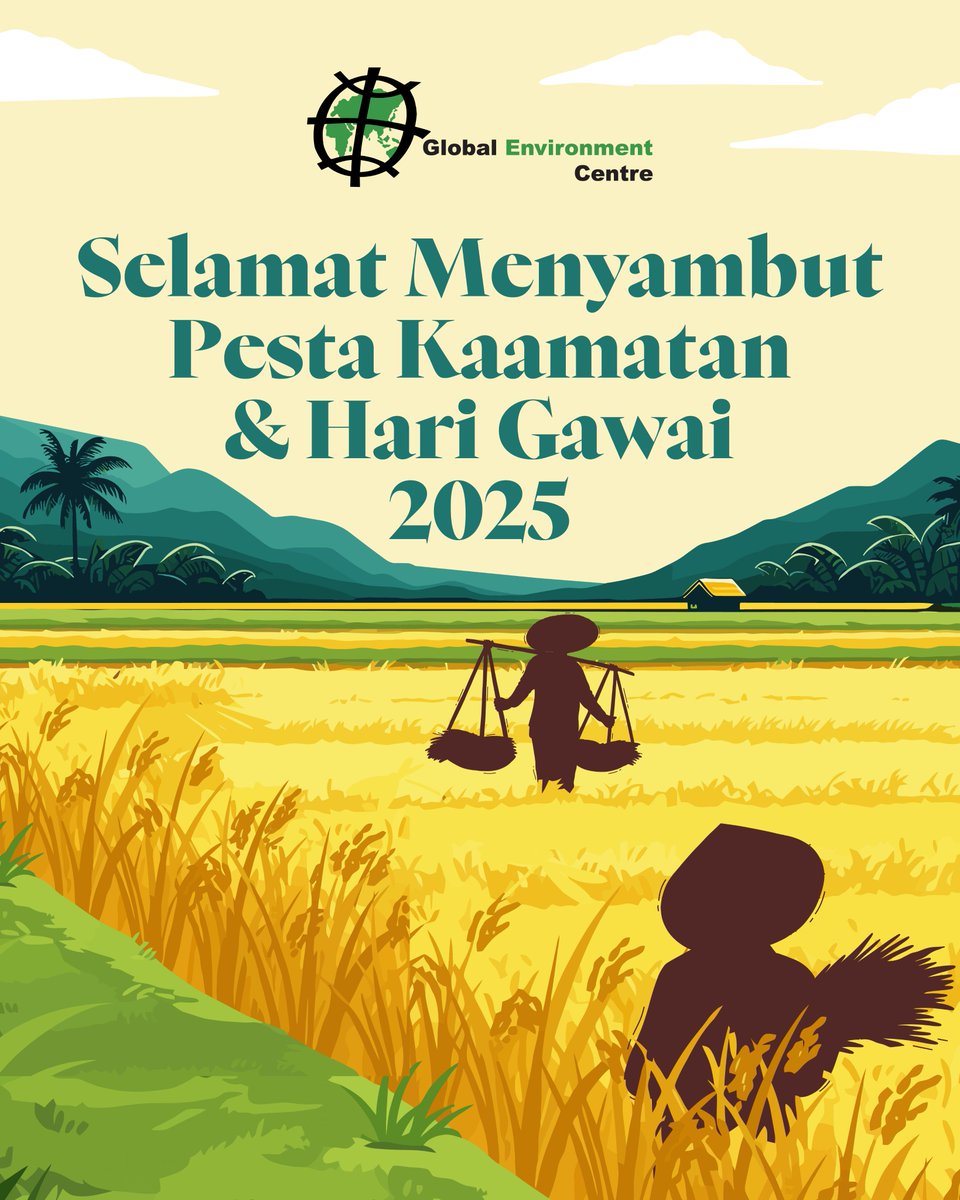 🌾 Selamat Menyambut Pesta Kaamatan &amp; Hari Gawai!

Sempena musim menuai ini, semoga ia membawa kemeriahan, keharmonian dan rasa kesyukuran yang mendalam.

Kotobian Tadau Tagazo Do Kaamatan &amp; Gayu Guru Gerai Nyamai!

#Kaamatan2025 #KaamatanUntukSemua #HariGawai #HarvestFestival