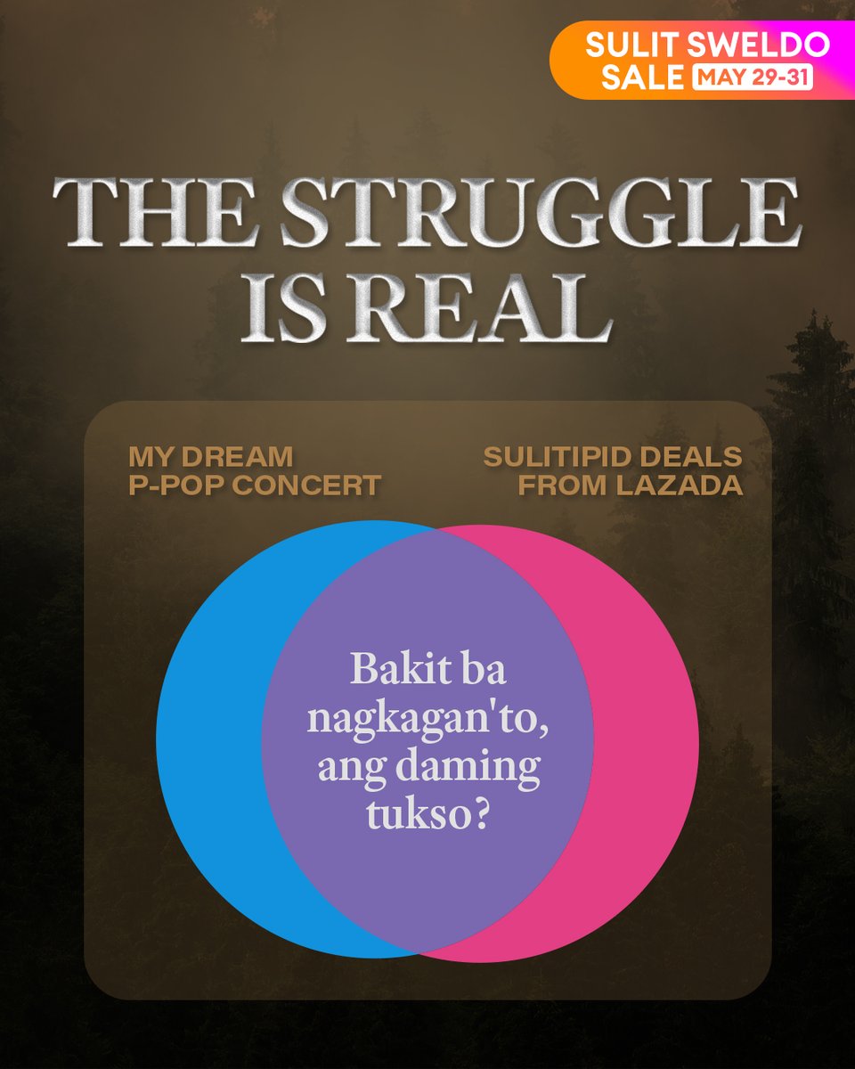 LazadaPH's tweet photo. Kaliwa't kanan ang tukso ni bias at sulitipid deals sa Lazada! Ganito rin ba pakiramDAM niyo??? 😩

If yes, check out na rito! 👉 https://t.co/dcLKHSvoM5

#LazadaPH #SaWWorldTourKickoff https://t.co/YrX7eiUDg5