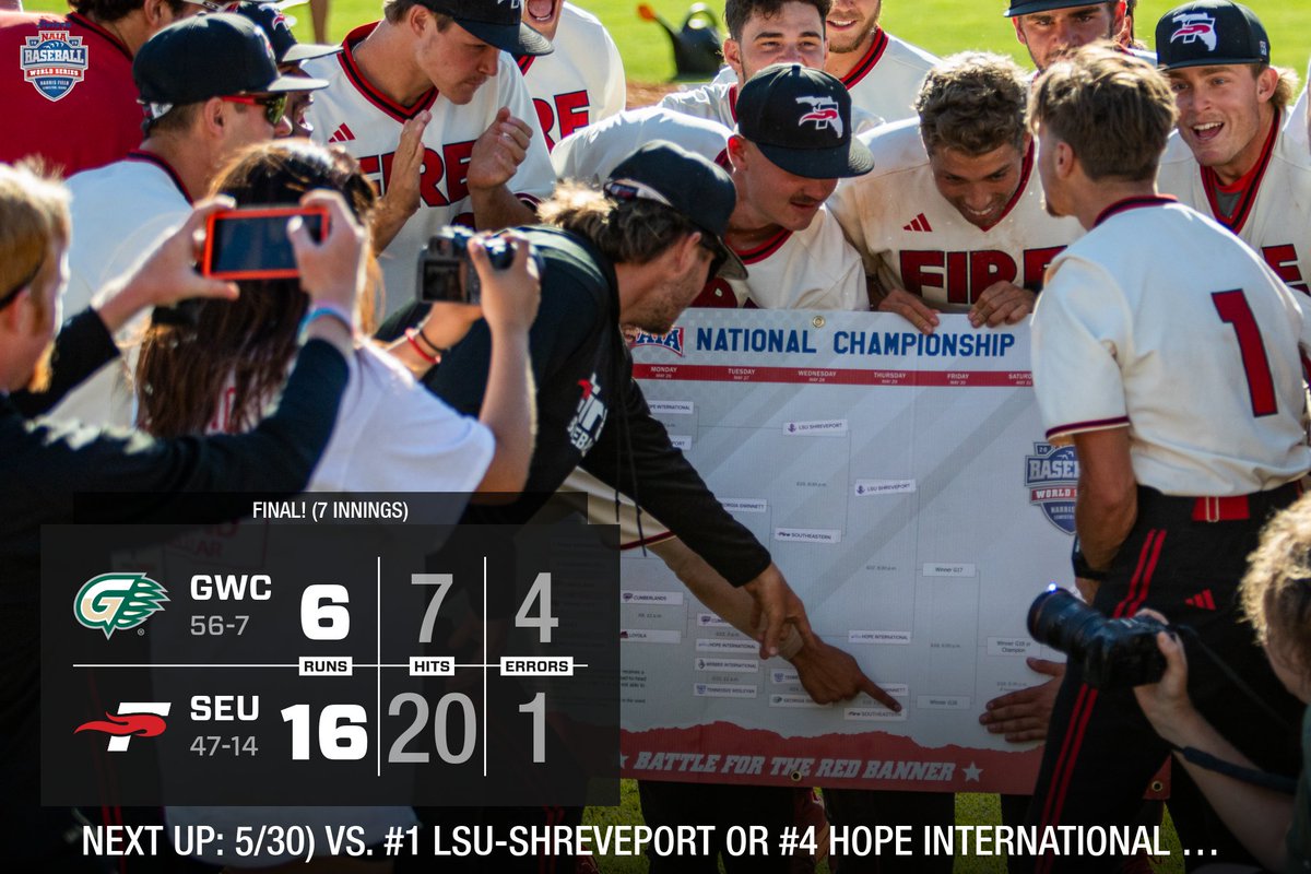 Southeastern Baseball (@seufirebaseball) on Twitter photo It feels real good😎
#FuelTheFire🔥 #TheRightWaytoPlay #BattleForTheRedBanner #NAIABaseball #NAIABBWorldSeries <a href="/NAIABall/">NAIA Ball</a> <a href="/NAIA/">NAIA</a> <a href="/NAIAWorldSeries/">Avista NAIA World Series</a> <a href="/SunConference/">The Sun Conference</a> It feels real good😎
#FuelTheFire🔥 #TheRightWaytoPlay #BattleForTheRedBanner #NAIABaseball #NAIABBWorldSeries <a href="/NAIABall/">NAIA Ball</a> <a href="/NAIA/">NAIA</a> <a href="/NAIAWorldSeries/">Avista NAIA World Series</a> <a href="/SunConference/">The Sun Conference</a>