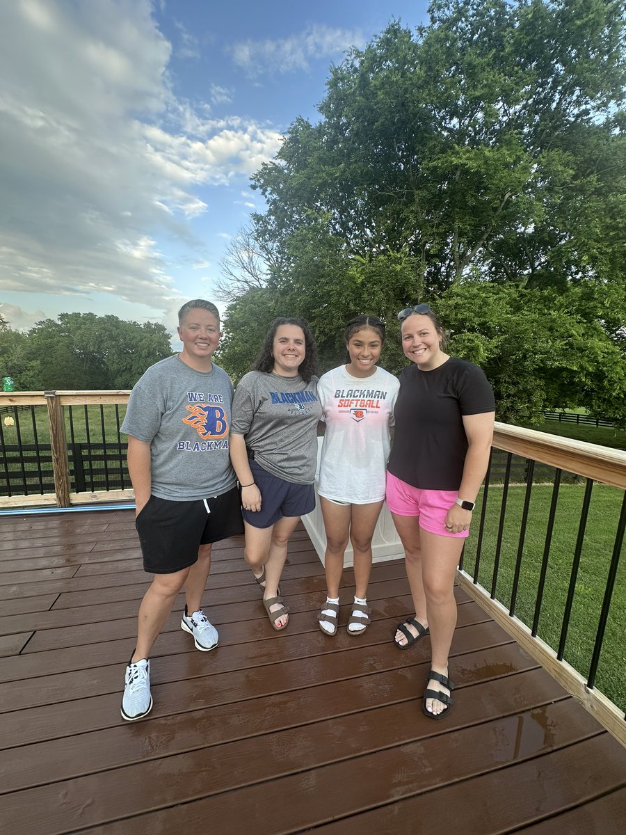 Ariona Gentry (@arionagentry) on Twitter photo Had our middle school softball banquet today. Blessed and honored to be awarded MVP, Highest Batting Average, and Highest OBP. I’ve also been blessed with some great coaches all 3 years of middle school. <a href="/SoftballBms/">Blackman Middle Softball</a> <a href="/dodd_coach/">Coach Dodd</a>
On the road now for our first summer tournament Had our middle school softball banquet today. Blessed and honored to be awarded MVP, Highest Batting Average, and Highest OBP. I’ve also been blessed with some great coaches all 3 years of middle school. <a href="/SoftballBms/">Blackman Middle Softball</a> <a href="/dodd_coach/">Coach Dodd</a>
On the road now for our first summer tournament
