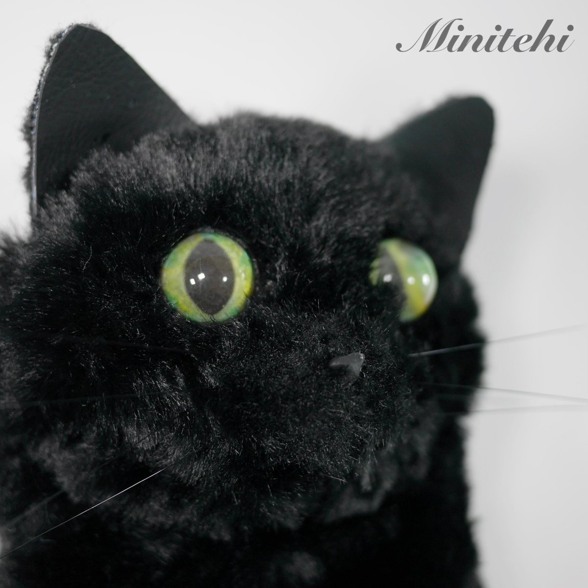 #目でフォロワーさんを惚れさせる

リアルとぬいぐるみの中間ぐらいの猫バッグ作ってます。