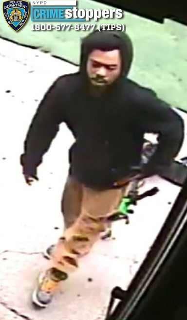🚨WANTED FOR AN ASSAULT: On  5/13/25, in the vicinity of Lorraine St and Hicks St, an on-duty 71-year-old MTA employee was operating a B61 bus when an unidentified individual boarded the bus, engaged in a verbal dispute with the victim, displayed a wrench and struck the victim.