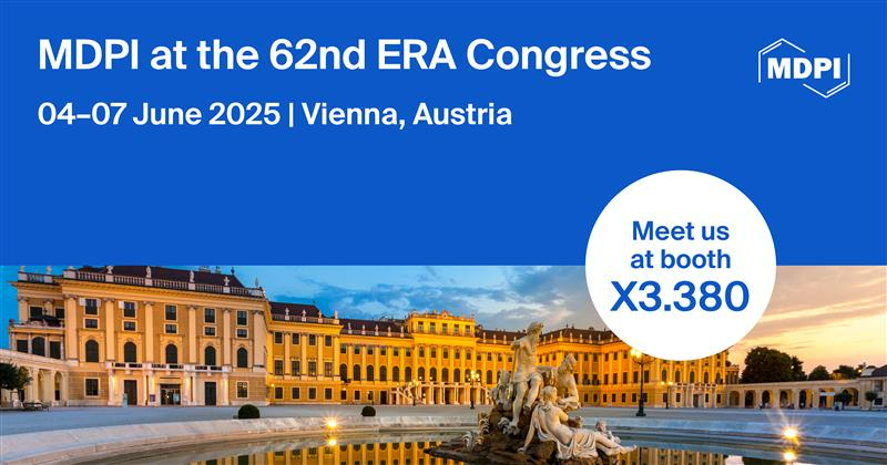 Biomedicines MDPI (@biomed_mdpi) on Twitter photo 4 JUNE! <a href="/MDPIOpenAccess/">MDPI</a> will be at X3.380! #ERA25
Mr. Peter Roth and Dr. Jennie Xu look forward to meeting you in person!🐦
<a href="/JPM_MDPI/">JPM_MDPI</a> <a href="/Kidneydial_MDPI/">Kidney and Dialysis</a> <a href="/JCM_MDPI/">JCM MDPI</a> <a href="/Cells_MDPI/">Cells MDPI</a> <a href="/Cancers_MDPI/">Cancers MDPI</a> <a href="/Biomed_MDPI/">Biomedicines MDPI</a> <a href="/DNA_MDPI/">DNA MDPI</a> <a href="/JMP_MDPI/">Journal of Molecular Pathology MDPI</a>
More info: mdpi.com/about/announce… 4 JUNE! <a href="/MDPIOpenAccess/">MDPI</a> will be at X3.380! #ERA25
Mr. Peter Roth and Dr. Jennie Xu look forward to meeting you in person!🐦
<a href="/JPM_MDPI/">JPM_MDPI</a> <a href="/Kidneydial_MDPI/">Kidney and Dialysis</a> <a href="/JCM_MDPI/">JCM MDPI</a> <a href="/Cells_MDPI/">Cells MDPI</a> <a href="/Cancers_MDPI/">Cancers MDPI</a> <a href="/Biomed_MDPI/">Biomedicines MDPI</a> <a href="/DNA_MDPI/">DNA MDPI</a> <a href="/JMP_MDPI/">Journal of Molecular Pathology MDPI</a>
More info: mdpi.com/about/announce…