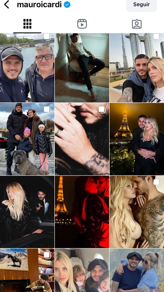 lachicabartt's tweet photo. CHE mauro Icardi archivo un montón de fotos y desarchivo fotos con Wanda que antes no estabannnn https://t.co/Os3By4FdNn