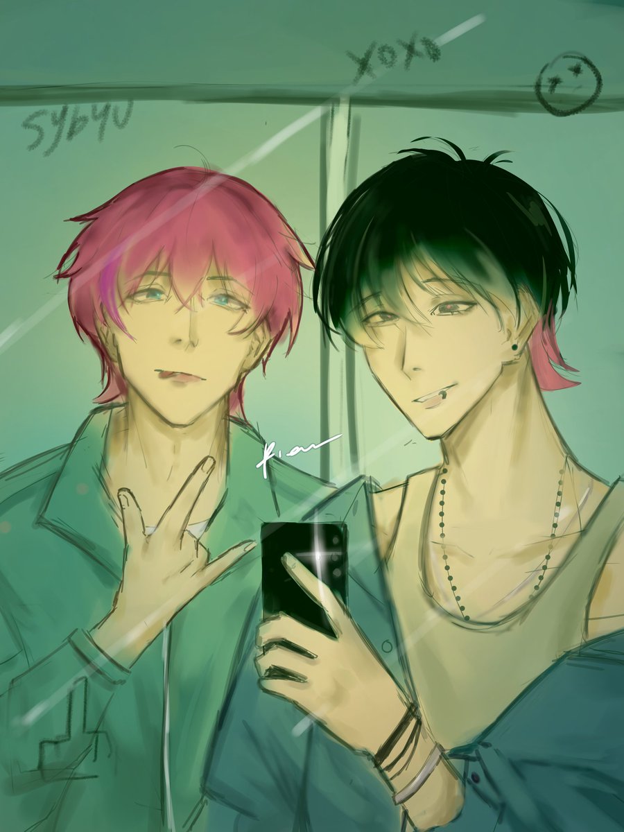 Artstyle sekali pake, with <a href="/raavenoia/">kai</a> oc