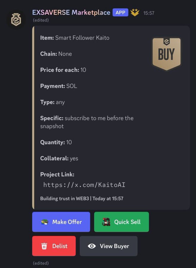 _Notyorbae's tweet photo. @KaitoAI is the future ✨
@stayloudio is the key🔑
Keep yapping and stay $loud https://t.co/ZdCPkWD4AX