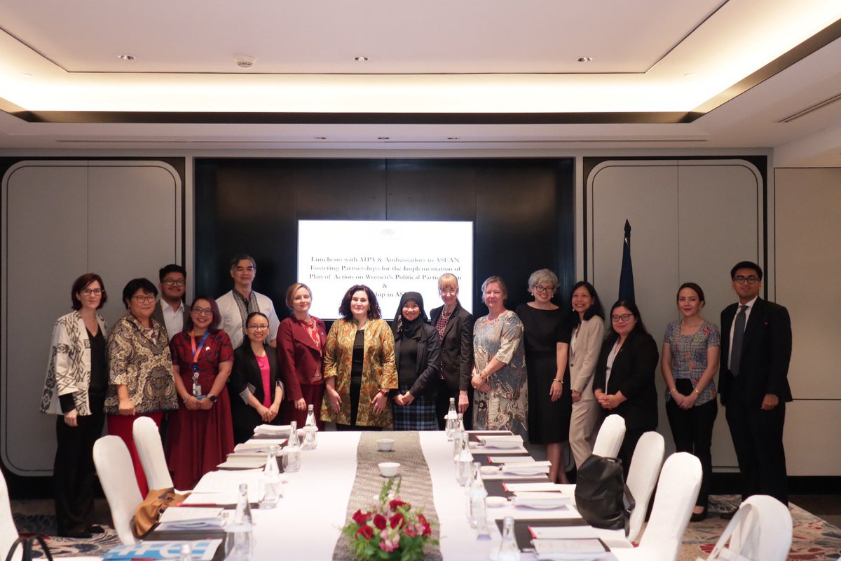Proud that 🇨🇦 is among the partners who support <a href="/aipasecretariat/">AIPA</a> to increase Women’s Political Partnership and Leadership in ASEAN!
