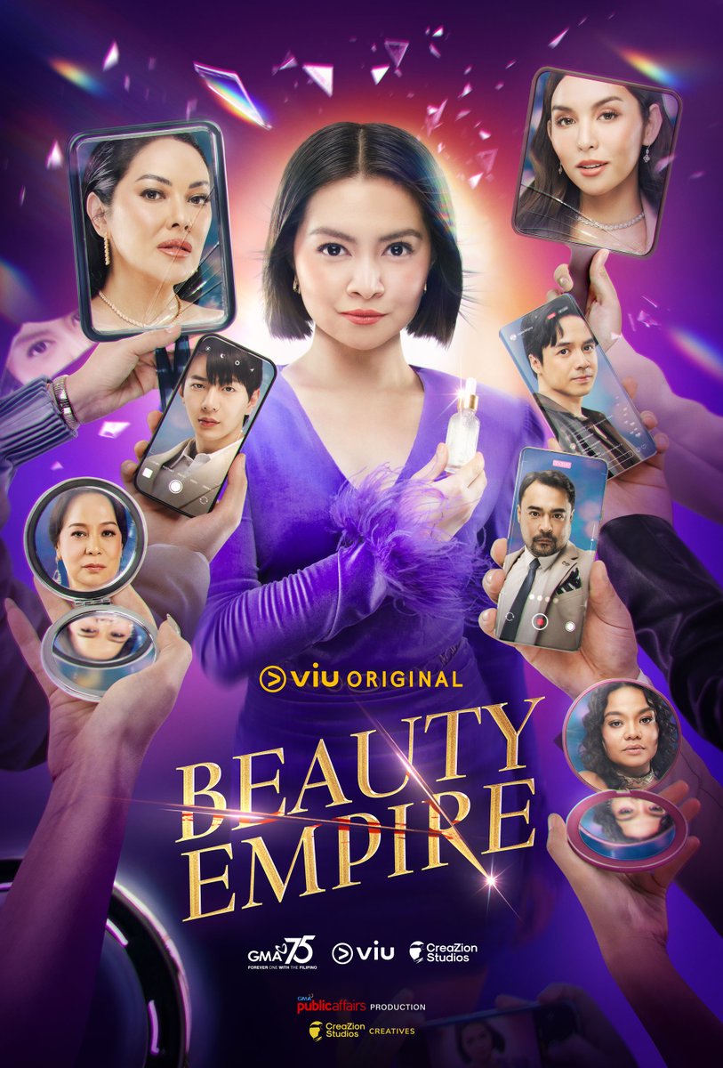 Poster reveal of our latest Viu Original series Beauty Empire 💋 by GMA, Viu, and CreaZion Studios, streaming on Viu this June 16 and watch on GMA this July 7! 💛

#BeautyEmpire #ViuBeautyEmpire #ViuOriginal