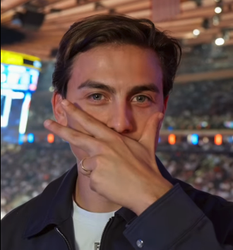 NBA_NewYork's tweet photo. Paulo Dybala courtside https://t.co/8UluQHob5D