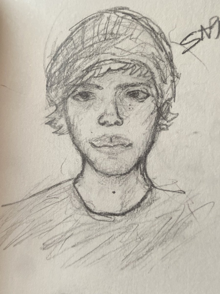 Spnplvr's tweet photo. Old drawing i do not like the nose 🥸 https://t.co/GI0vhiydLn