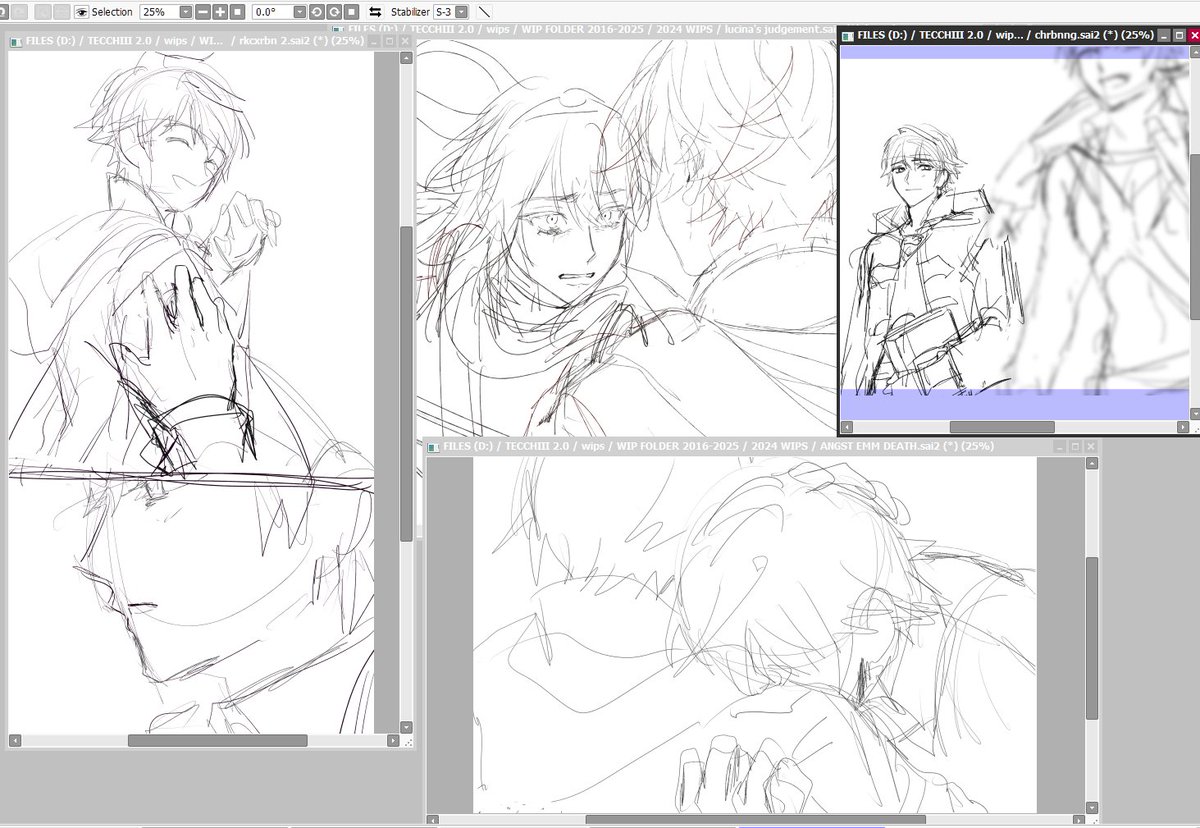 going through my old angsty FE wips and suffering all over again 😩 