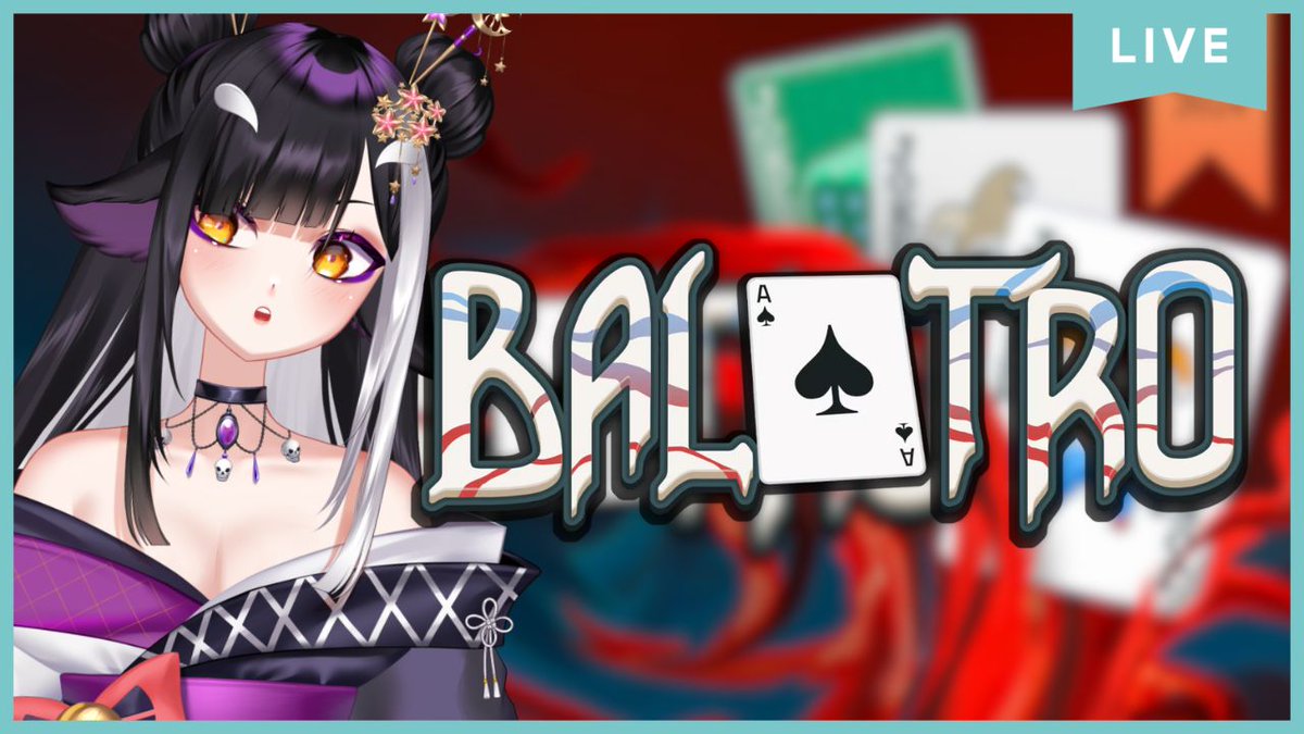 ₊°︶︶︶ ✧ 𝐄𝐍 𝐕𝐈𝐕𝐎 ✧︶︶︶ ‧₊˚

˗ˏˋ  revivi solo PARA JUGAR BALATRO OMG OMG!  ˎˊ˗

・┆✦ BALATRO ✦ ┆・

꒰🟣꒱ : twitch.tv/sachigami_