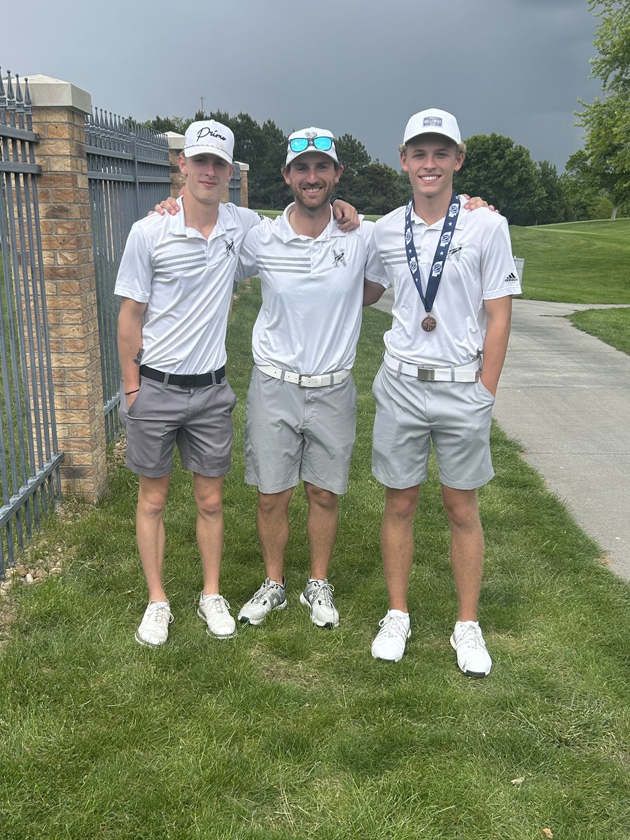 State Update:

Hayden Tenopir finishes in 8th place with a two day total of 145 (+3). Congrats to him on being the 1st Rocket medalist since 2021! 

Carter Thompson finished off his Rocket career with a solid showing. 160 (+18) and T33. 

So proud of both of these young men!
