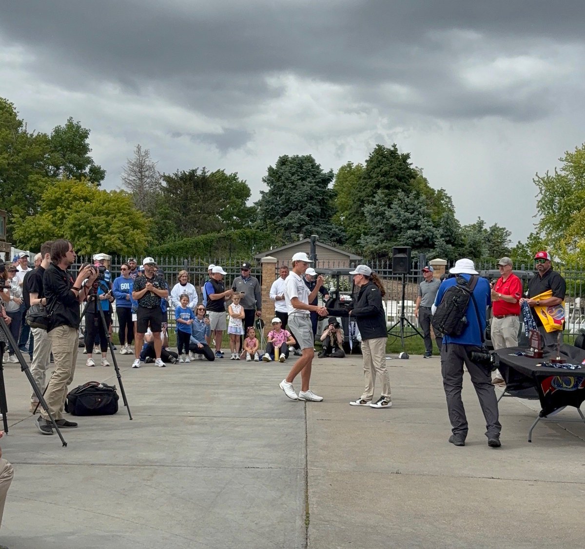 LNEBoysGolf's tweet photo. State Update:

Hayden Tenopir finishes in 8th place with a two day total of 145 (+3). Congrats to him on being the 1st Rocket medalist since 2021! 

Carter Thompson finished off his Rocket career with a solid showing. 160 (+18) and T33. 

So proud of both of these young men! https://t.co/xFq8mdGzBH
