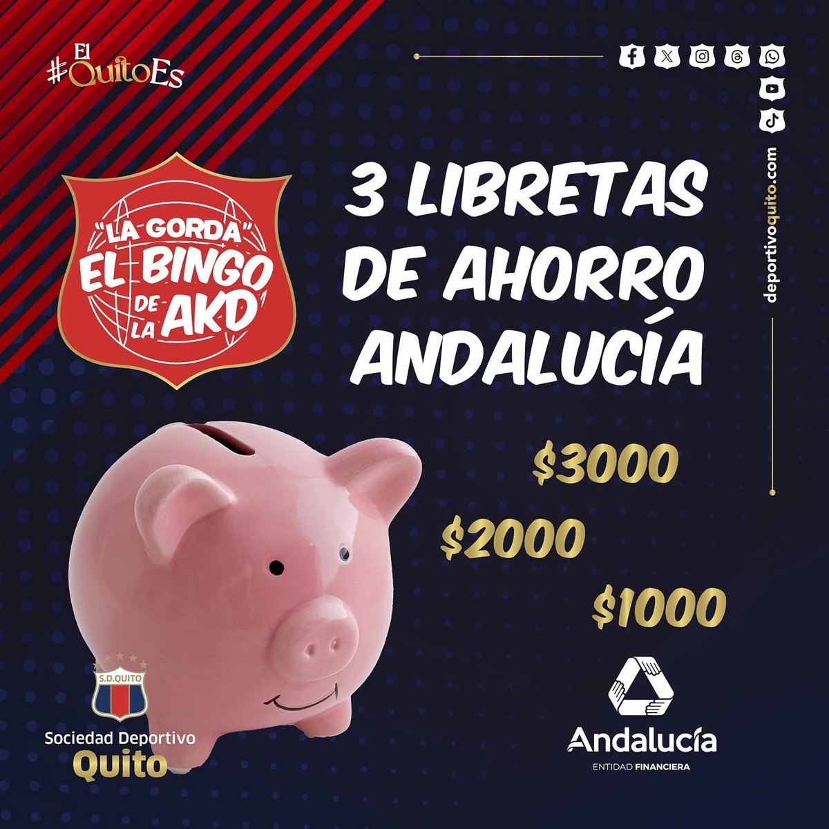 Los Chullas Quiteños (@loschullassdq) on Twitter photo Hola👋🏽 <a href="/pamozaec/">Pablo Montenegro Z.</a> ya compraste tu cartilla???
Si no, comparte y adquiere tu cartilla UNICAMENTE en 👉🏼lagordadelquito.com y gana 💪🏼💪🏼💪🏼, fabulosos, premios:
2 AUTOS 🚙 🚘 <a href="/BYDAutoEc/">BYD Auto Ecuador</a>
4 MOTOS 🏍️
3 LIBRETAS DE AHORROS <a href="/CoopAndalucia/">Coop. Andalucía Ltda</a>
#JuntosVamosAVolver💙♥️💙 Hola👋🏽 <a href="/pamozaec/">Pablo Montenegro Z.</a> ya compraste tu cartilla???
Si no, comparte y adquiere tu cartilla UNICAMENTE en 👉🏼lagordadelquito.com y gana 💪🏼💪🏼💪🏼, fabulosos, premios:
2 AUTOS 🚙 🚘 <a href="/BYDAutoEc/">BYD Auto Ecuador</a>
4 MOTOS 🏍️
3 LIBRETAS DE AHORROS <a href="/CoopAndalucia/">Coop. Andalucía Ltda</a>
#JuntosVamosAVolver💙♥️💙