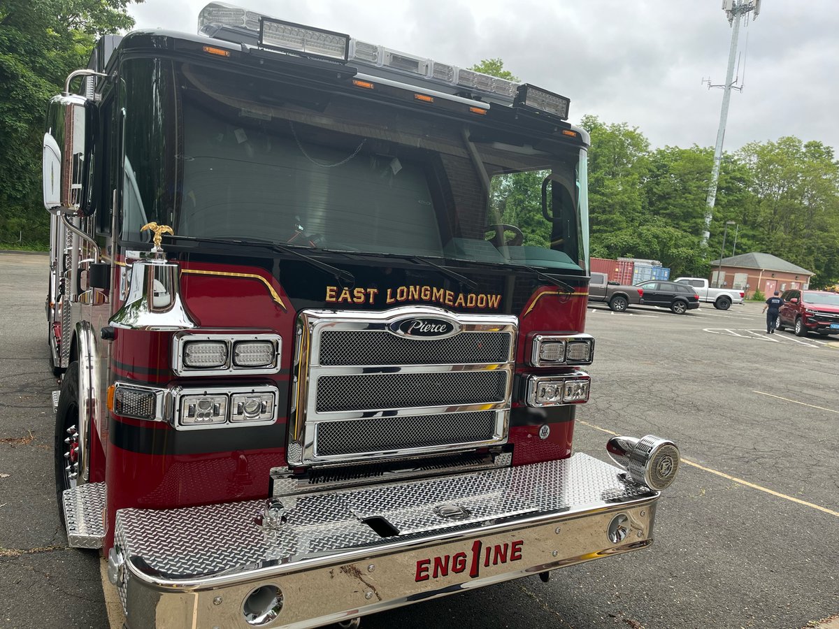 Delivery Day East Longmeadow 
Pierce Enforcer 189 PUC
1500 GPM
750 gallons
L-9 Cummins 
With the highest cubic feet of storage in its class this bad boy with make a great addition to anyone’s fleet !
Congratulations on your truck 🥳