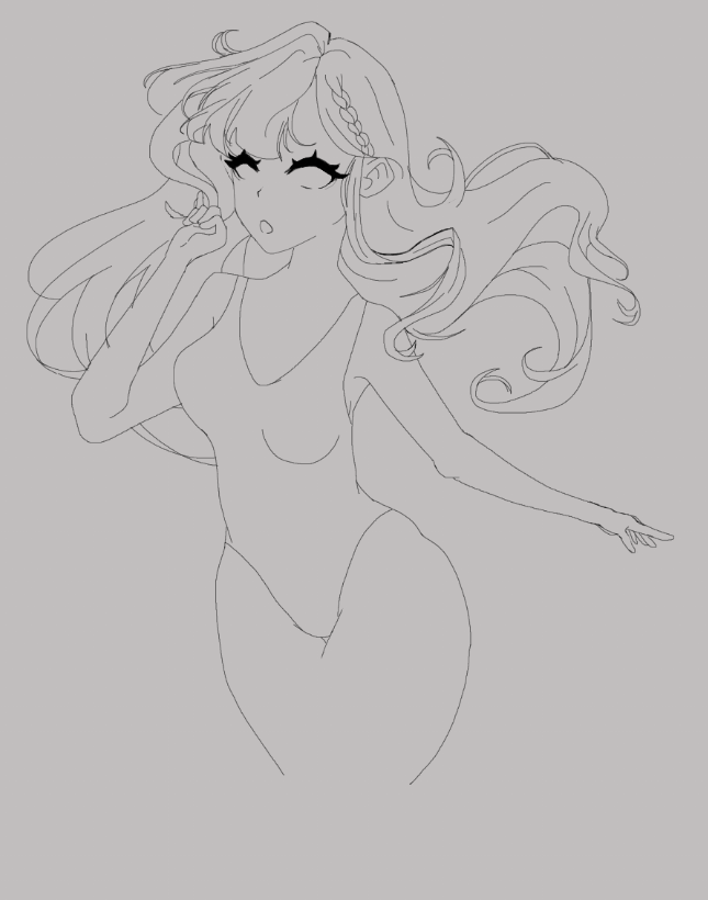oAllerii's tweet photo. Fun little summer sketch of @/SeionAera 

#Vtuber #aeraillust 
IM SORRY I CANT DRAW HANDS!!!
*i drew this with a mouse* https://t.co/Jslg4K1YDy