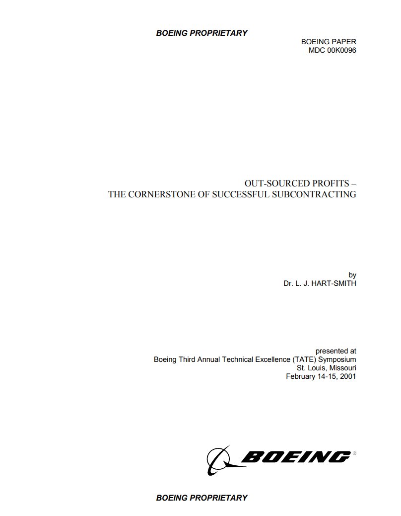 big fan of this proprietary(?) boeing essay that is freely available on the internet and widely discussed online. i read it a while ago and it's shaped a lot of my opinions about software (not what the essay is about AT ALL) so imma yap bc why not.