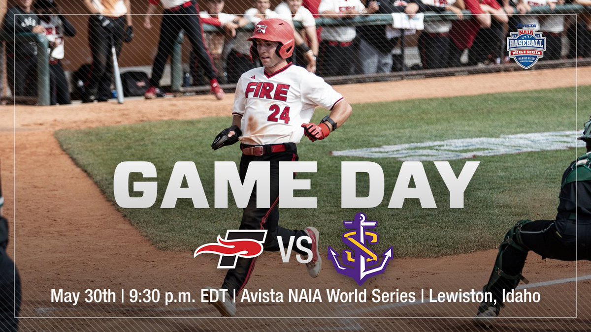 Southeastern Baseball (@seufirebaseball) on Twitter photo For a chance at glory.
🆚 #1 Louisiana State Shreveport Pilots
📍 Harris Field | Lewiston, Idaho
🔗 linktr.ee/seubaseball
#FuelTheFire🔥 #TheRightWaytoPlay #BattleForTheRedBanner #NAIABaseball #NAIABBWorldSeries <a href="/NAIABall/">NAIA Ball</a> <a href="/NAIA/">NAIA</a> <a href="/NAIAWorldSeries/">Avista NAIA World Series</a> <a href="/SunConference/">The Sun Conference</a> For a chance at glory.
🆚 #1 Louisiana State Shreveport Pilots
📍 Harris Field | Lewiston, Idaho
🔗 linktr.ee/seubaseball
#FuelTheFire🔥 #TheRightWaytoPlay #BattleForTheRedBanner #NAIABaseball #NAIABBWorldSeries <a href="/NAIABall/">NAIA Ball</a> <a href="/NAIA/">NAIA</a> <a href="/NAIAWorldSeries/">Avista NAIA World Series</a> <a href="/SunConference/">The Sun Conference</a>
