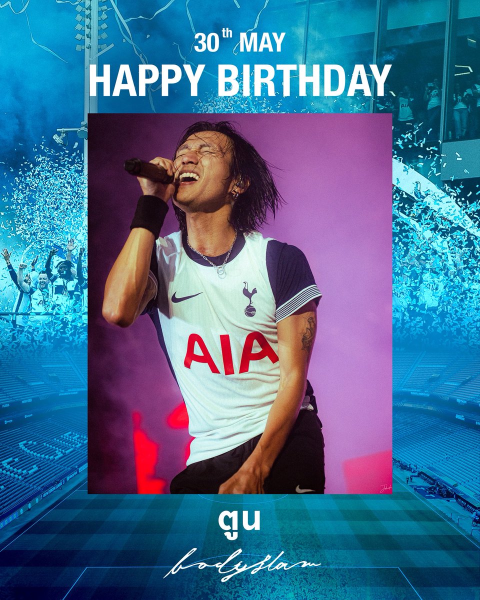 bodyslamband's tweet photo. 30 พฤษภาคม 🎂 สุขสันต์วันคล้ายวันเกิด “พี่ตูน bodyslam” 🎉🎉

แฟน ๆ ร่วมอวยพรให้กับพี่ตูนกันครับ

#bodyslamband https://t.co/57n0jdj0n5