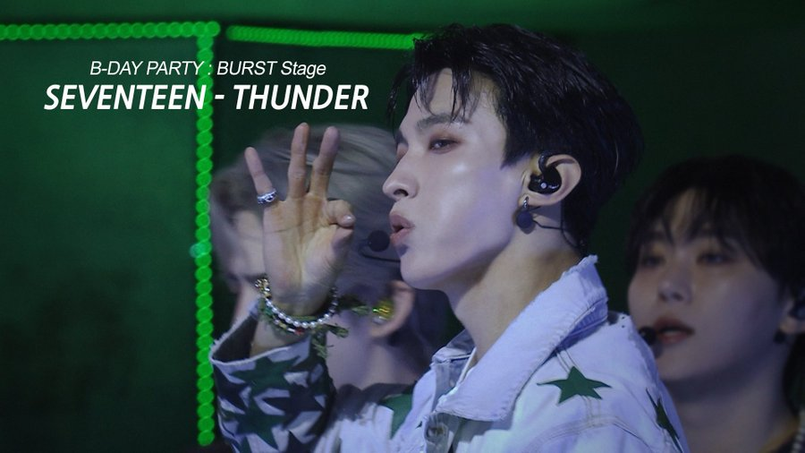 RAPATEEN_'s tweet photo. Feel the power of SEVENTEEN’s ‘THUNDER’ live from the iconic 10TH ANNIVERSARY B-DAY PARTY: BURST Stage at Jamsugyo! ⚡🎉
▶️ https://t.co/jyMsb9uDIw

#SEVENTEEN #세븐틴 
#HAPPY_BURSTDAY 
#BURST_Stage 
#SVT_10TH_B_DAY 
#SVT_THUNDER https://t.co/l0wLMPuqEj