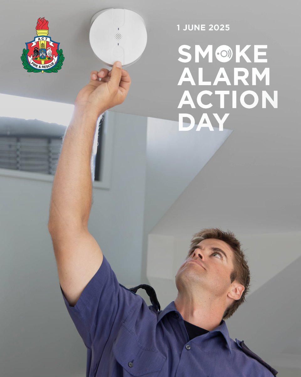 Today is Smoke Alarm Action Day, and a great time to check that your home is protected by working smoke alarms.

📆 Check – the alarm’s expiration date; 
🧹 Clean – vacuum around the alarm; 
🔊 Test – press the test button and make sure the alarm is working.

Learn more: