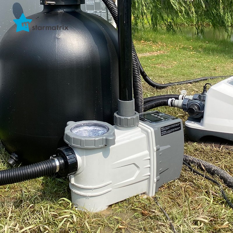 Starmatrixpool's tweet image. Upgrade your above ground pool with our energy saving variable speed pump – quieter, smarter, and more efficient than traditional pumps! #variablespeedpump #poolpump #poolpump #waterpump #waterpump #waterpumps