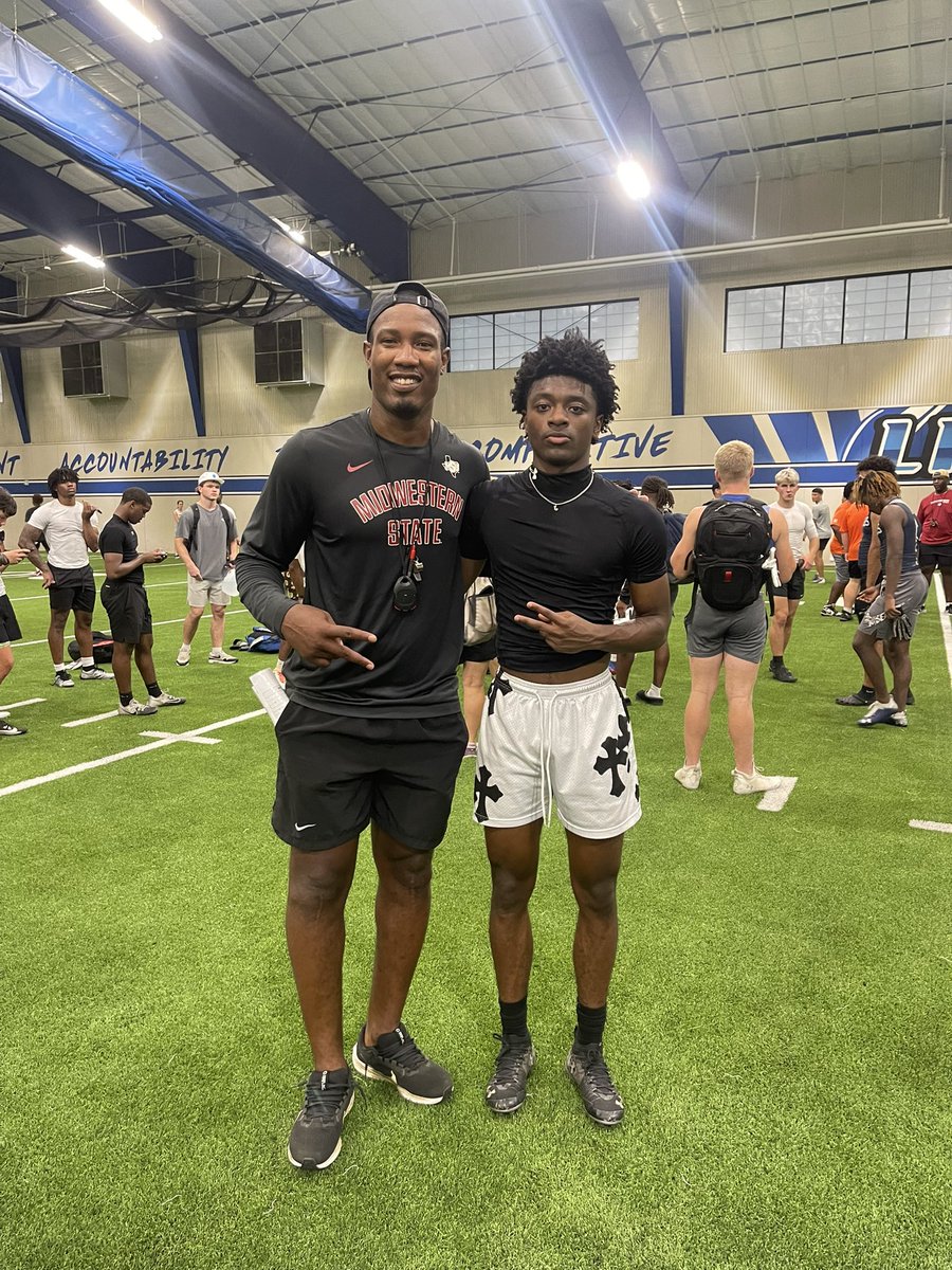Jathen Johnson (@jathentjohnson) on Twitter photo After a great camp and a great conversation with <a href="/CoachDomoYoung/">Domo Young</a> I am blessed to receive a offer from <a href="/MSUTexasFB/">Midwestern State Football</a> <a href="/CoachBachtel/">Coach Kevin Bachtel</a> <a href="/FBUcamp/">Football University</a> <a href="/PlayBookAthlete/">PLAYBOOK ATHLETE</a> <a href="/Prep2Play/">PrepStar Texas</a> <a href="/PrepRedzoneTX/">Prep Redzone Texas</a> <a href="/ExpoRecruits/">Expo Recruits</a> <a href="/Elite11/">Elite11</a> <a href="/Edgewood_Ath/">Edgewood Athletics</a> After a great camp and a great conversation with <a href="/CoachDomoYoung/">Domo Young</a> I am blessed to receive a offer from <a href="/MSUTexasFB/">Midwestern State Football</a> <a href="/CoachBachtel/">Coach Kevin Bachtel</a> <a href="/FBUcamp/">Football University</a> <a href="/PlayBookAthlete/">PLAYBOOK ATHLETE</a> <a href="/Prep2Play/">PrepStar Texas</a> <a href="/PrepRedzoneTX/">Prep Redzone Texas</a> <a href="/ExpoRecruits/">Expo Recruits</a> <a href="/Elite11/">Elite11</a> <a href="/Edgewood_Ath/">Edgewood Athletics</a>
