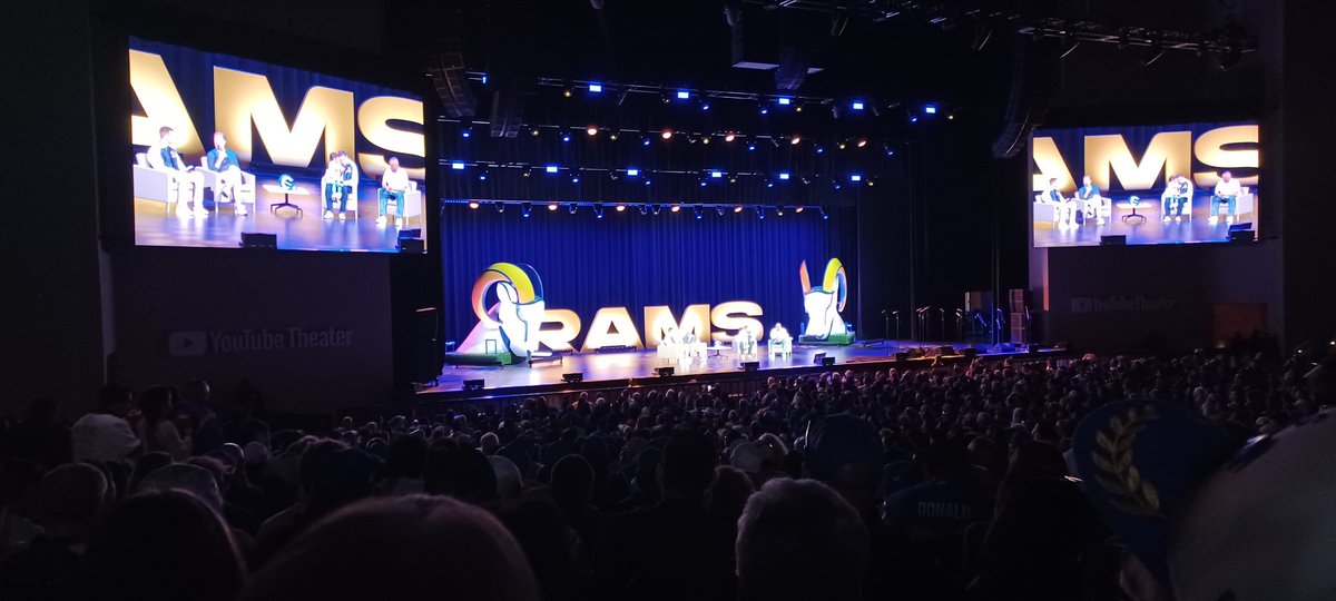 Good size turn out for Rams Revealed Live #RamsHouse