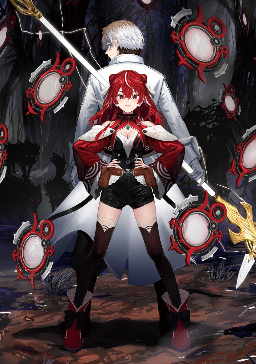 【6月10日発売】 電撃文庫 シリーズ最新刊！ 

『転生程度で胸の穴は埋まらない２』
白い孤独は、渇望〈ねがい〉を隠す赤い少女と再会する。
dengekibunko.jp/product/tensei…