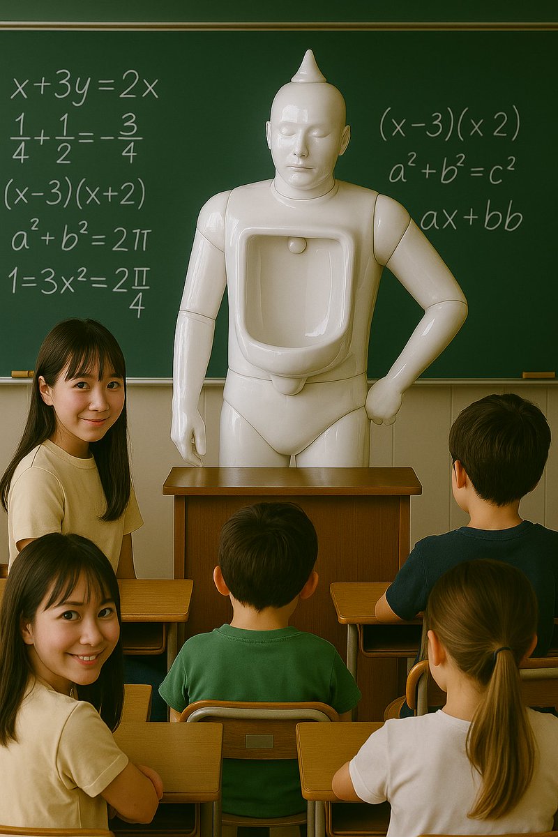 AIが考える「先生トイレ」「先生はトイレじゃありません」