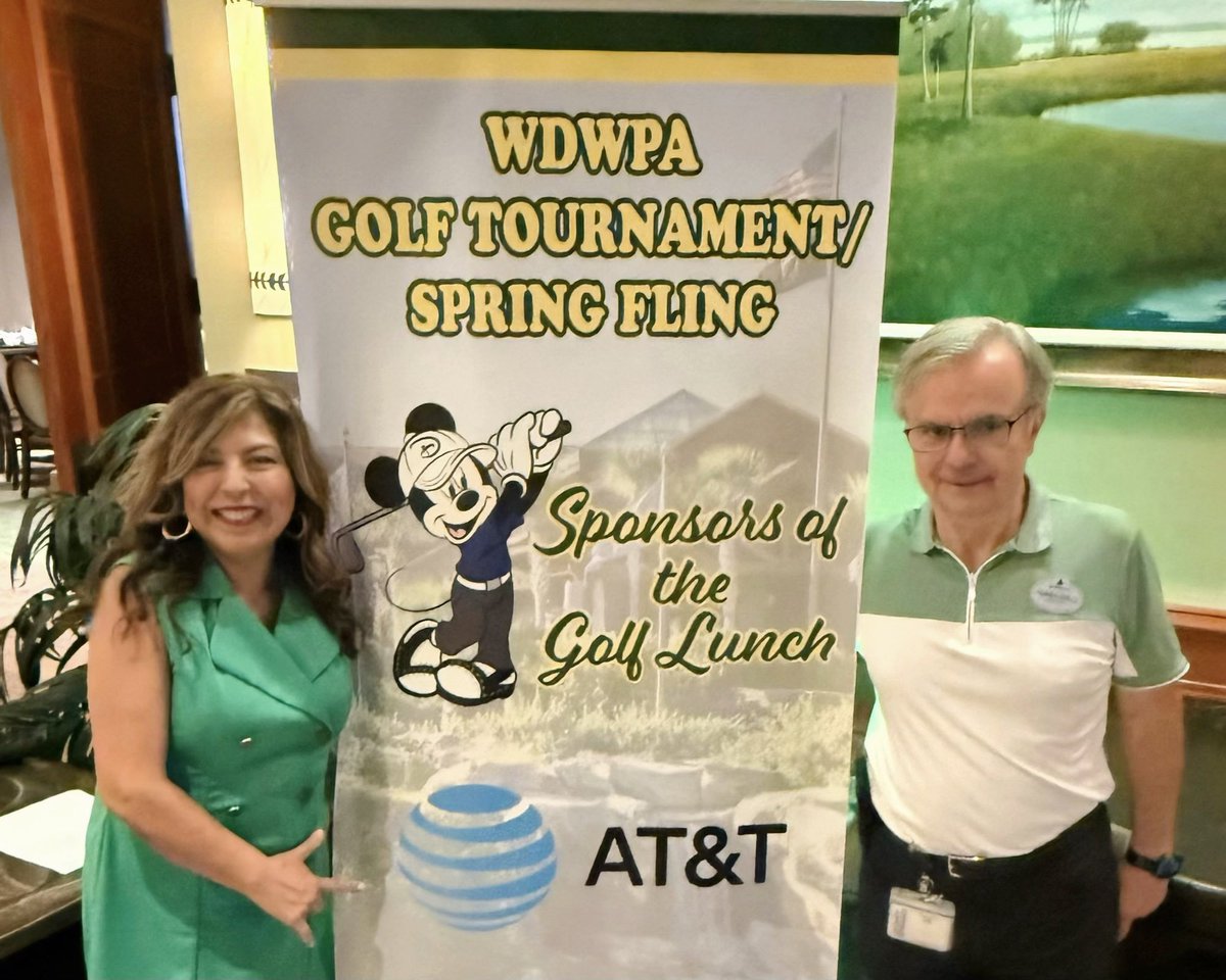 yuvisa_hundley's tweet image. AT&amp;amp;T supporting the biggest charitable fundraiser of the WDW PARTICIPANT ASSOCIATION -WDWPA Golf Tournament 2025 ⛳️🏌️‍♂️
#TeamDisney
#ProudSponsor 
#LifeAtATT
@LeonDuarte19 
@One_FLA 
@The_Mouse_House