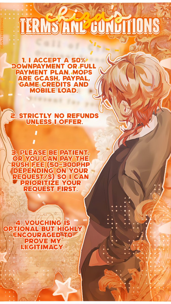 chizapilots's tweet photo. my piloting services is OPEN and AVAILABLE!! check my carrd for prices (https://t.co/WKhFq3TPMG) and i can offer discounts for commissions above 500php! #genshinpilot #hsrpilot #wuwapilot #pilotservice #genshinimpact #honkaistarrail #wutheringwaves https://t.co/bsezK7QASV