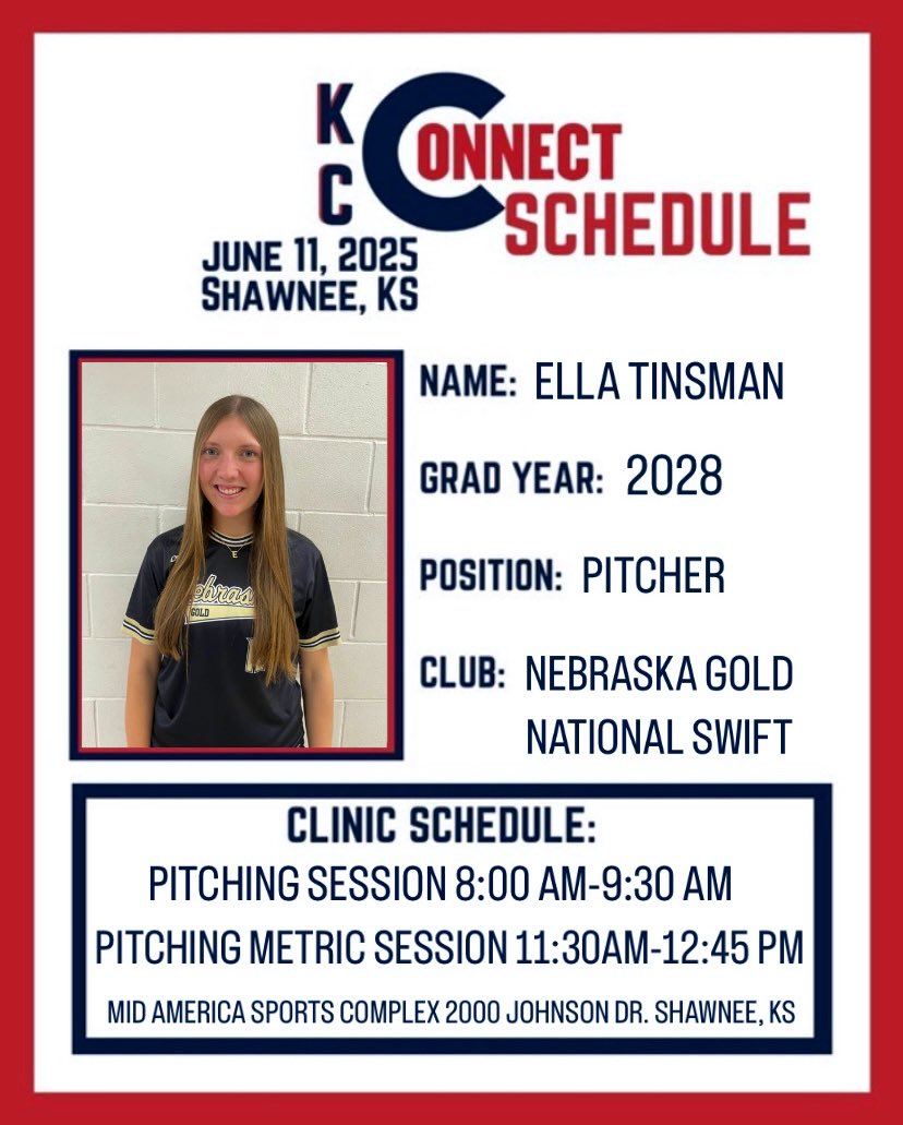 Ella Tinsman (@ellatinsman09) on Twitter photo Counting down the days until the <a href="/DDSBandEvents/">Diamond Direction</a> Connect Camp in KC June 11! I am beyond excited for the opportunity to meet and collaborate with incredible coaches from around the country!
<a href="/NebraskaGold09s/">Nebraska Gold '09 National</a> Counting down the days until the <a href="/DDSBandEvents/">Diamond Direction</a> Connect Camp in KC June 11! I am beyond excited for the opportunity to meet and collaborate with incredible coaches from around the country!
<a href="/NebraskaGold09s/">Nebraska Gold '09 National</a>