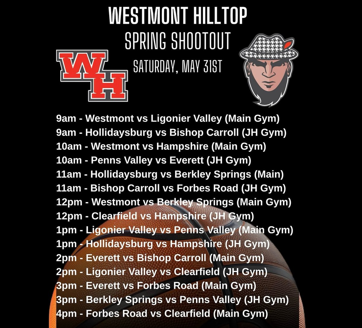 Spring work…  9a,  10a  &amp;  Noon  for  WH!