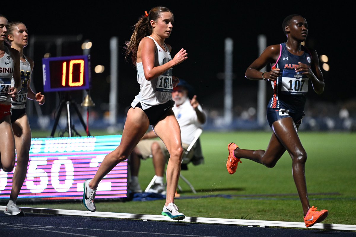NovaTrackXC's tweet photo. One ticket to Eugene please! Sadie Sigfstead is headed back to the NCAA Championships in the 10K! #NCAAEastPrelims #GoNova 🔵⚪️✌️ https://t.co/gfYhFQcPdw