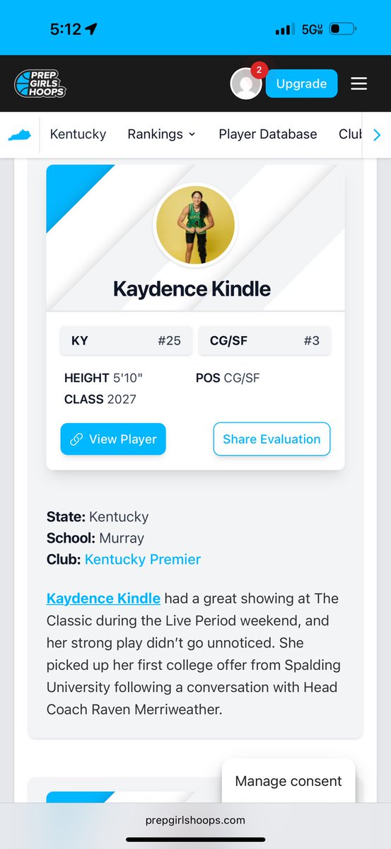 Kaydence Kindle (@kay_kindle) on Twitter photo Thank you for the write-up <a href="/PGHAkeem/">Akeem Webb</a>! I’m grateful for the opportunity and for your coverage of girl’s basketball at <a href="/PGHKentucky/">Prep Girls Hoops Kentucky</a>.
<a href="/KYPE40U16/">KYP- E40 Robertson/Adler</a> <a href="/mlr15sw6/">Michael Robertson</a> <a href="/KentuckyPremier/">Kentucky Premier EYBL</a> <a href="/JasonLitz/">Jason Litz</a> Thank you for the write-up <a href="/PGHAkeem/">Akeem Webb</a>! I’m grateful for the opportunity and for your coverage of girl’s basketball at <a href="/PGHKentucky/">Prep Girls Hoops Kentucky</a>.
<a href="/KYPE40U16/">KYP- E40 Robertson/Adler</a> <a href="/mlr15sw6/">Michael Robertson</a> <a href="/KentuckyPremier/">Kentucky Premier EYBL</a> <a href="/JasonLitz/">Jason Litz</a>