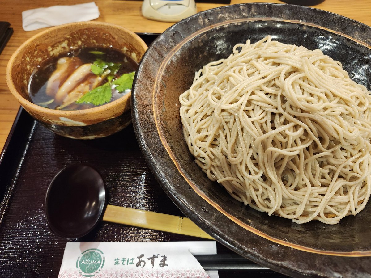 鴨つけ蕎麦6玉2000円
安い✨(  ；∀；)✨